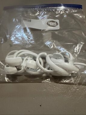 Great Value White Shower Curtain Rings - Pack